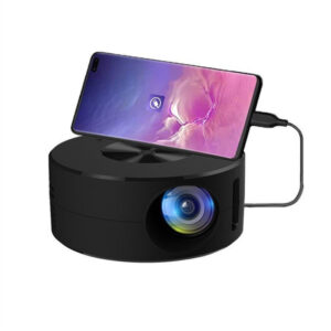 NNEDSZ Portable Mini Projector with Smartphone Screen Sync, USB, and HDMI Input