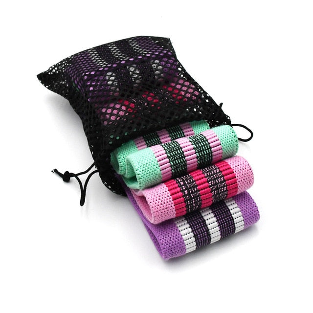 3PCS Resistance Bands Sports Exercise Resistance Loop Bands Set Elastic Booty Band Set for Yoga Home Gym Training - Image 6